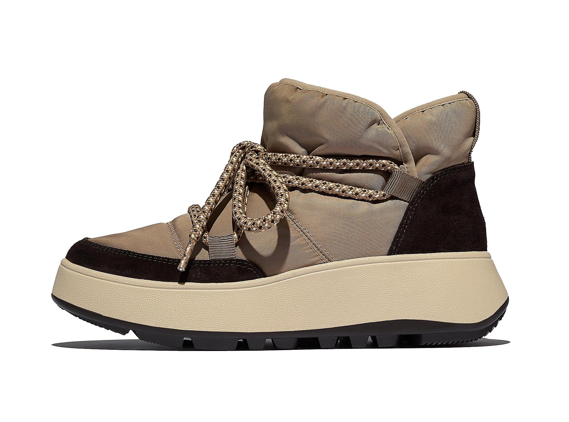 F-MODE Water-Resistant Warm Mesh Laced Booties