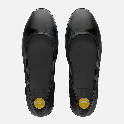 Women s F POP Leather Ballet Pumps