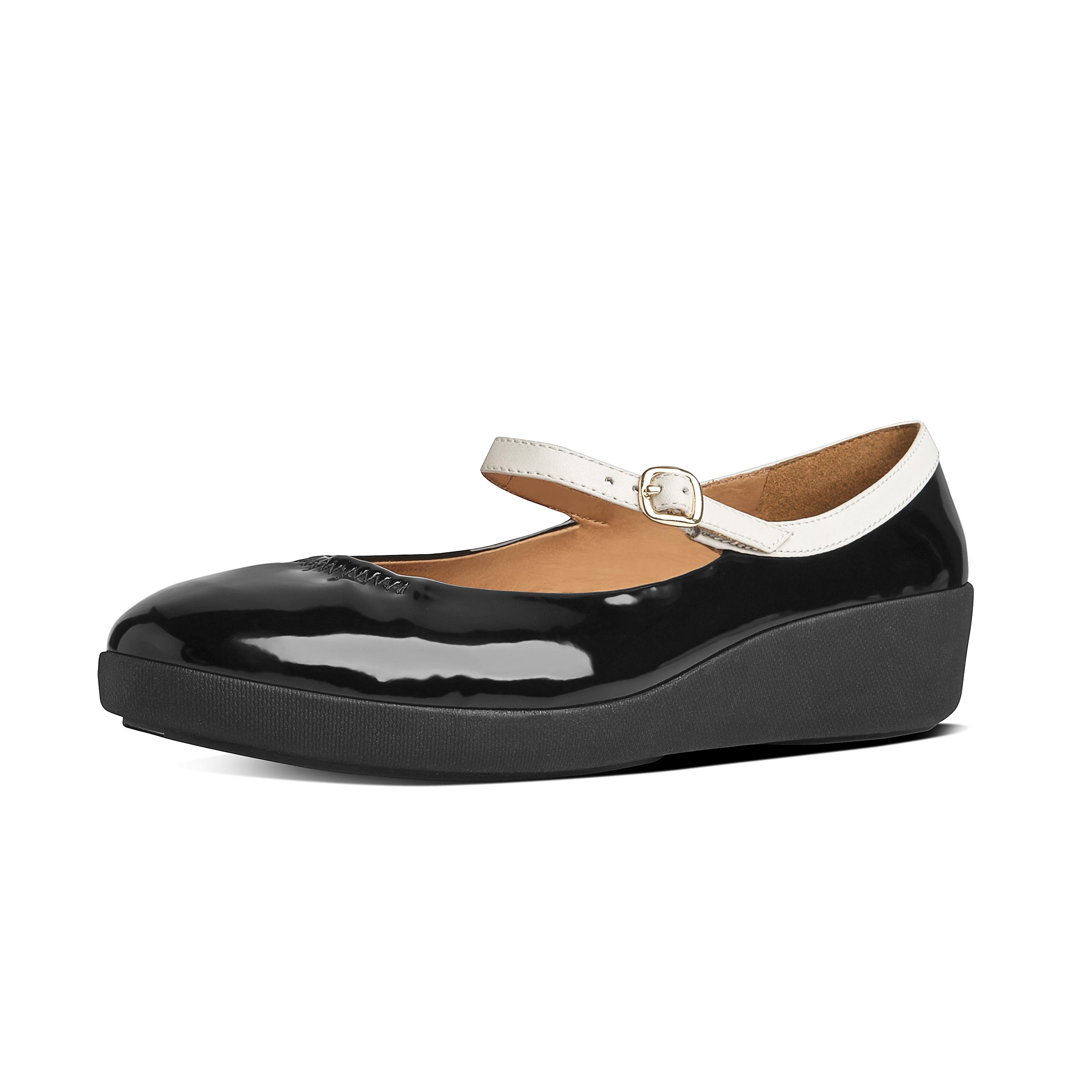 Women s F POP Faux Leather Ballet Pumps