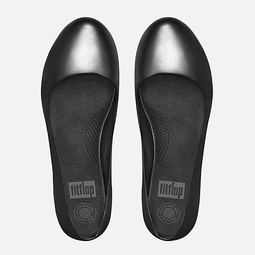 Women s F SPORTY Leather Ballerinas