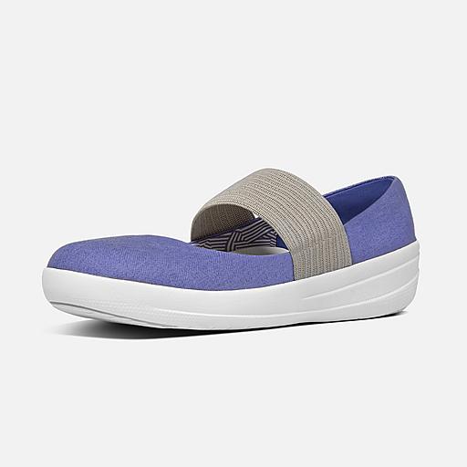 Women s F SPORTY Textile Ballet Flats
