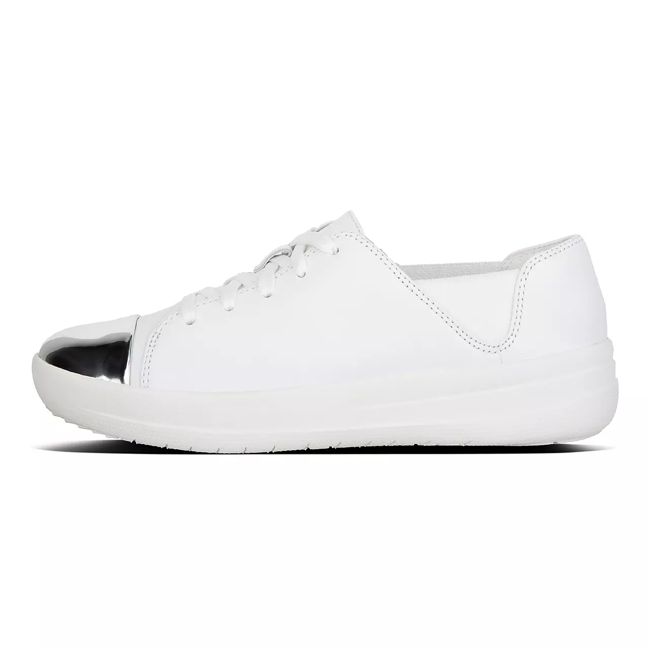 F-SPORTY mirror-toe leather sneakers
