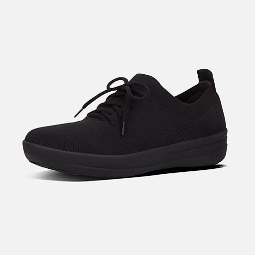 Fitflop f sporty uberknit sneakers black on sale