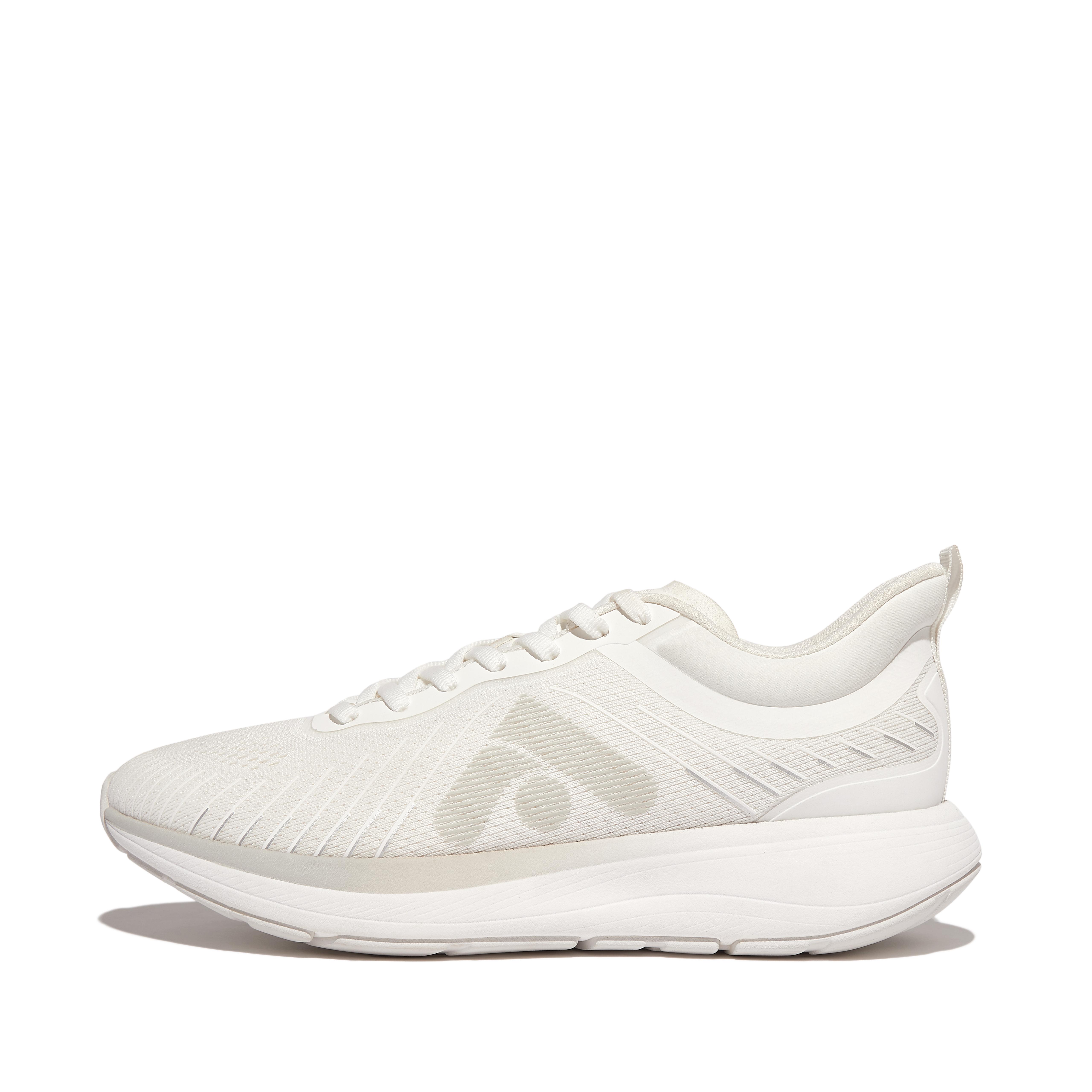 Fitflop Mesh Running/Sports Sneakers,Urban White