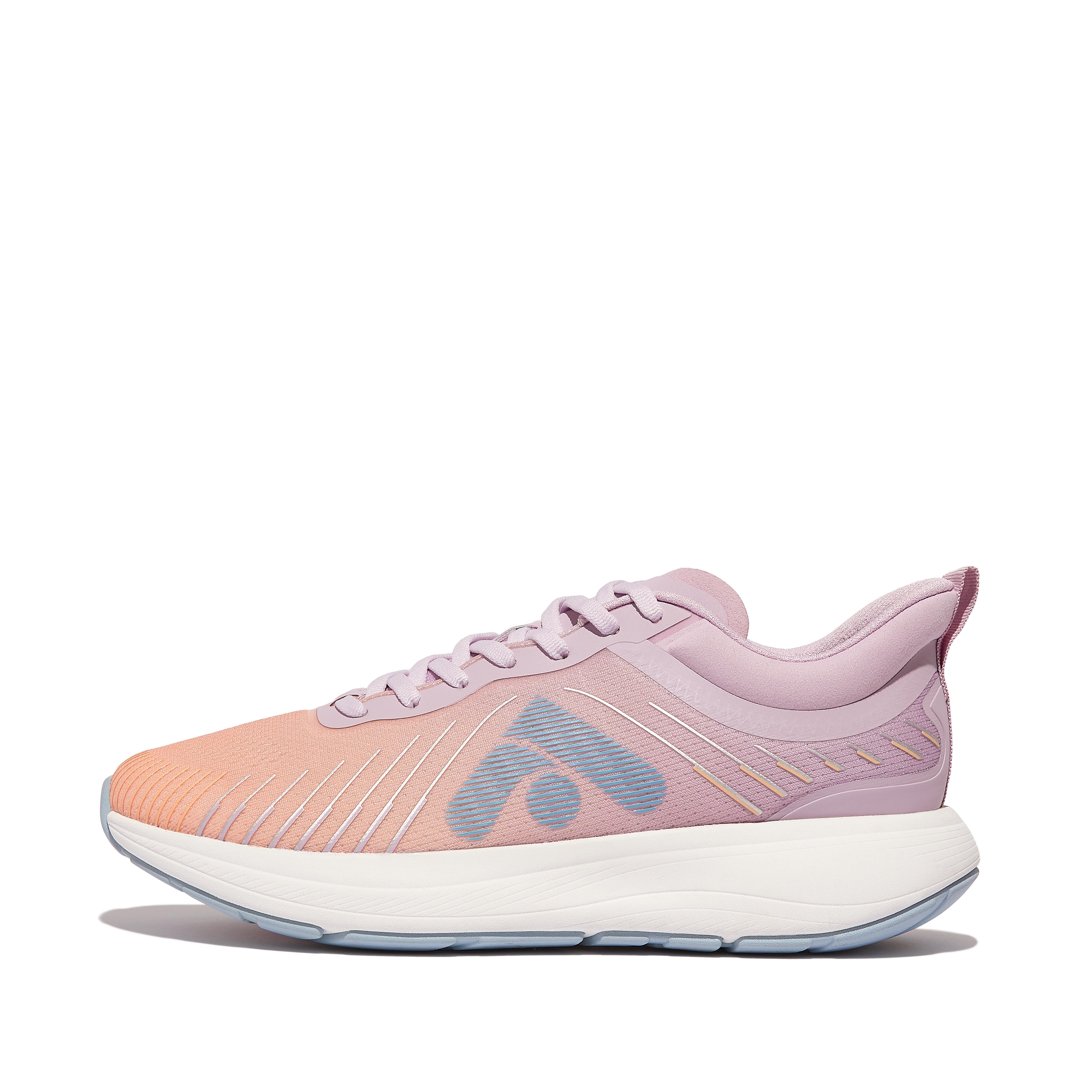 Fitflop Ombre-Edition Mesh Running/Sports Sneakers,wild-lilac-blushy/skywash-blue