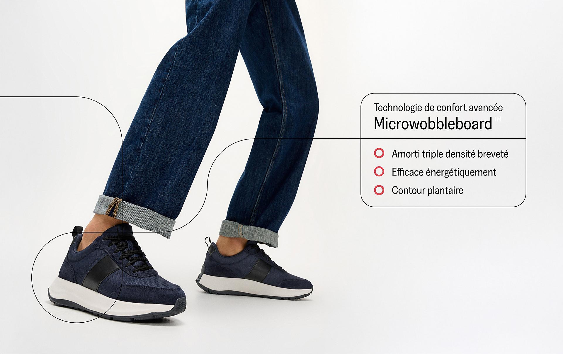 men wearing fmode trainers