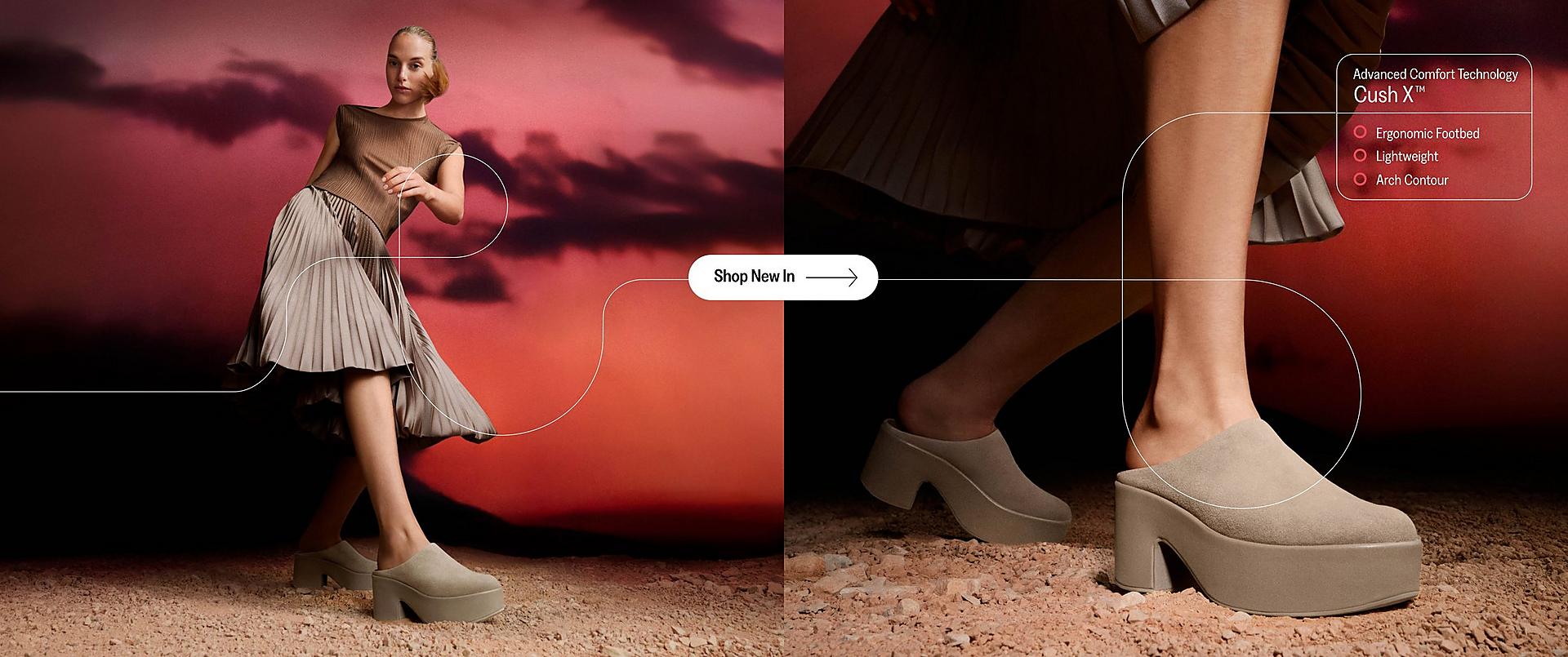 Woman Wearing cush x mules From FitFlop CA