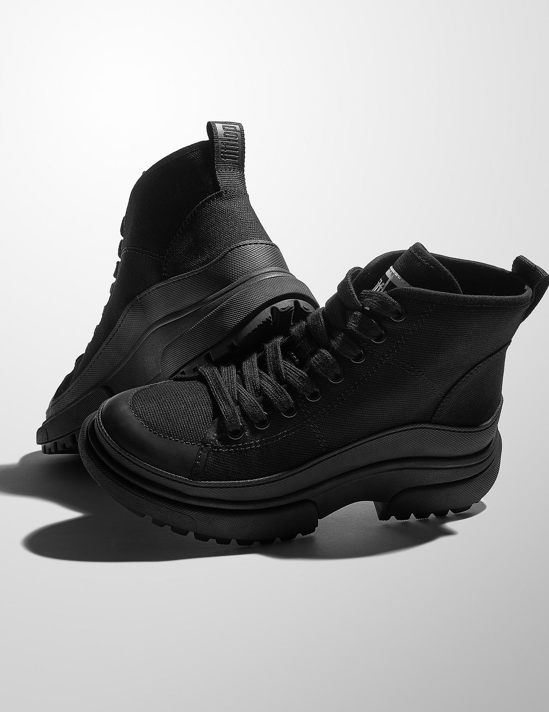 Wylder Black Canvas Boots