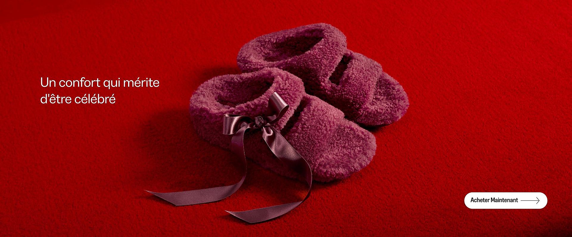 Gifting Content featuring the pink two bar shuv shearling slipper slide.