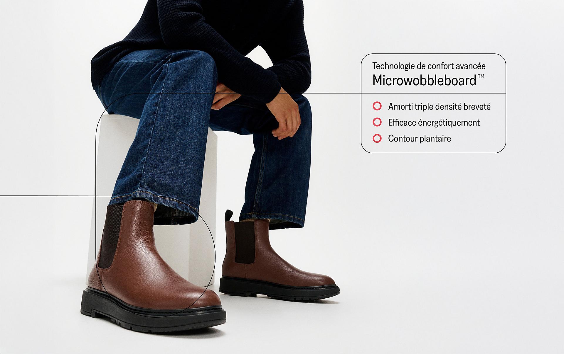 men wearing fmode trainers