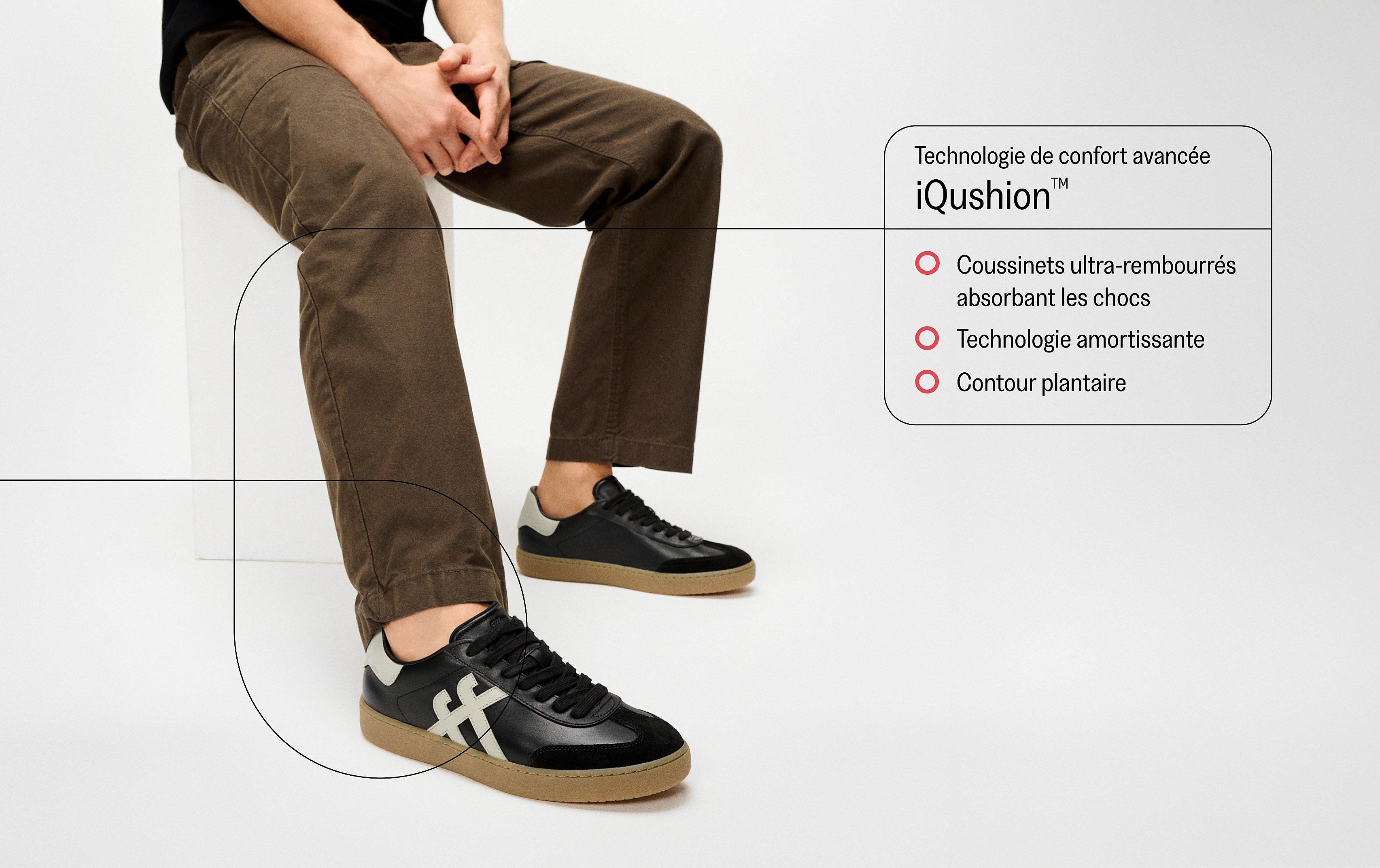 men wearing fmode trainers