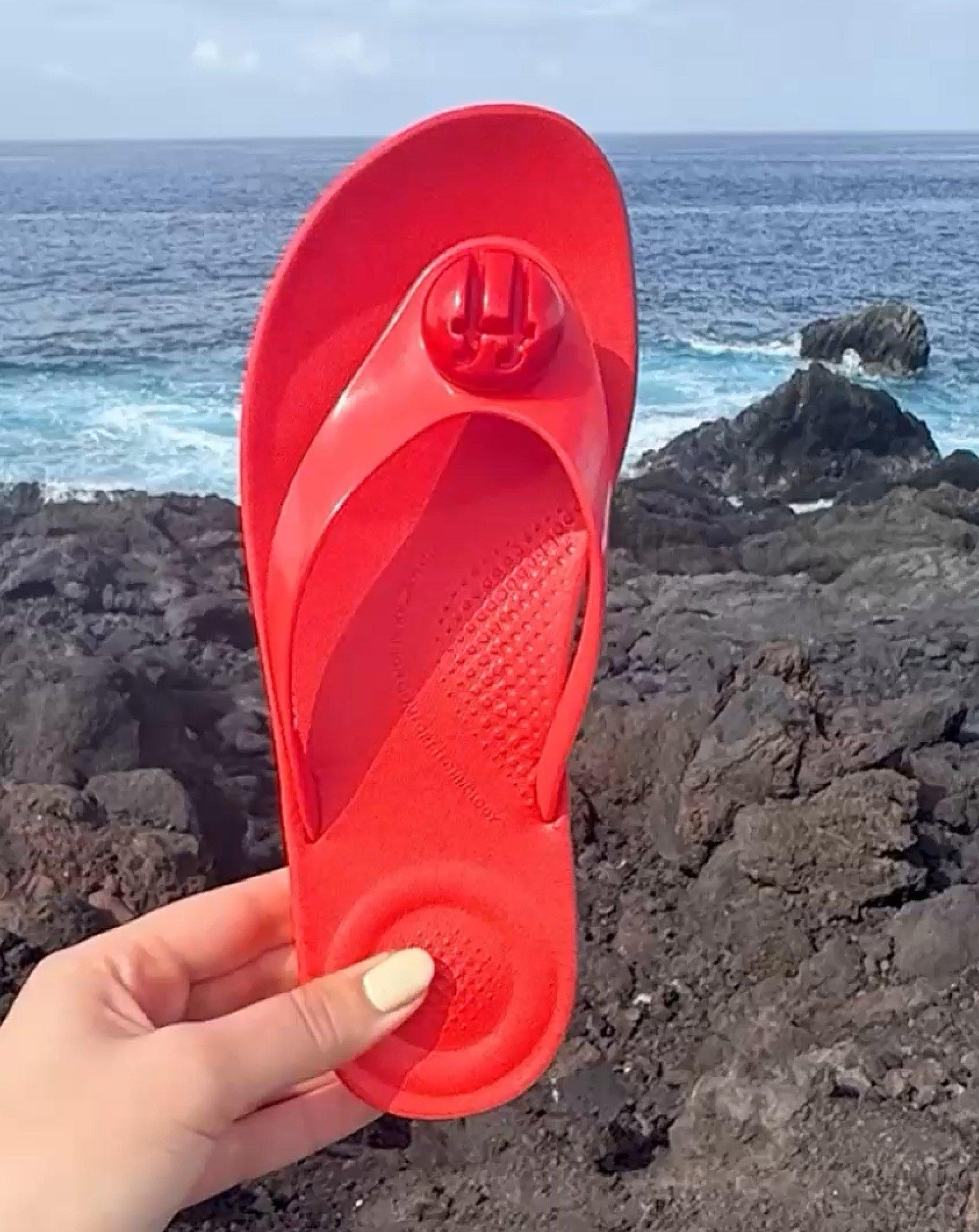 Red Solay Disc Flip flop From FitFlop