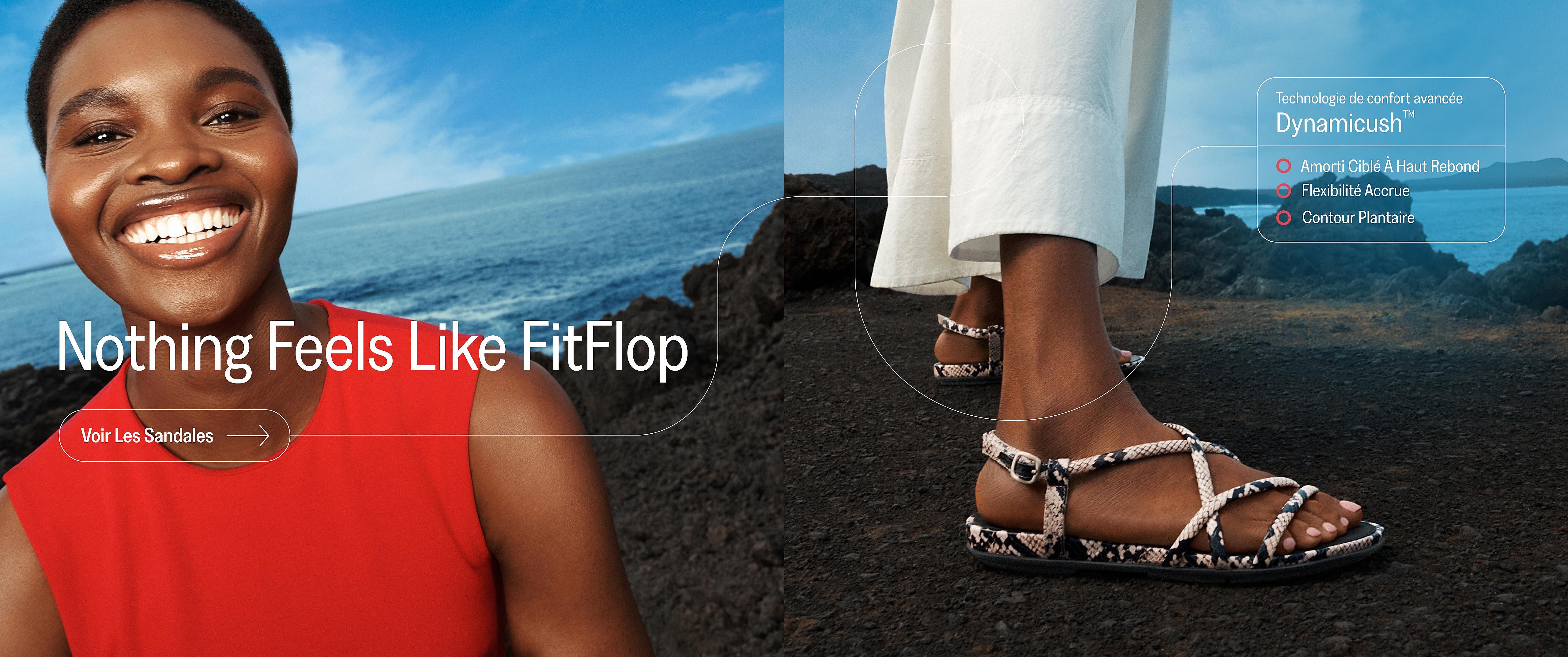 Sandales confortables pour toute la journée et un style naturel. Voir toutes les sandales.