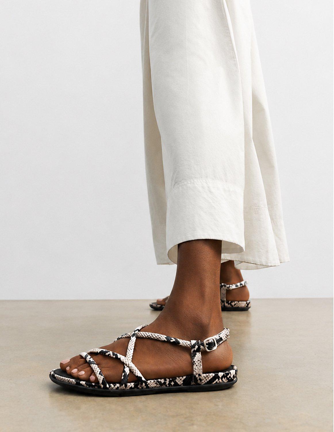 New-season snake-print sandals and shoes with standout style. Shop New Arrivals.
