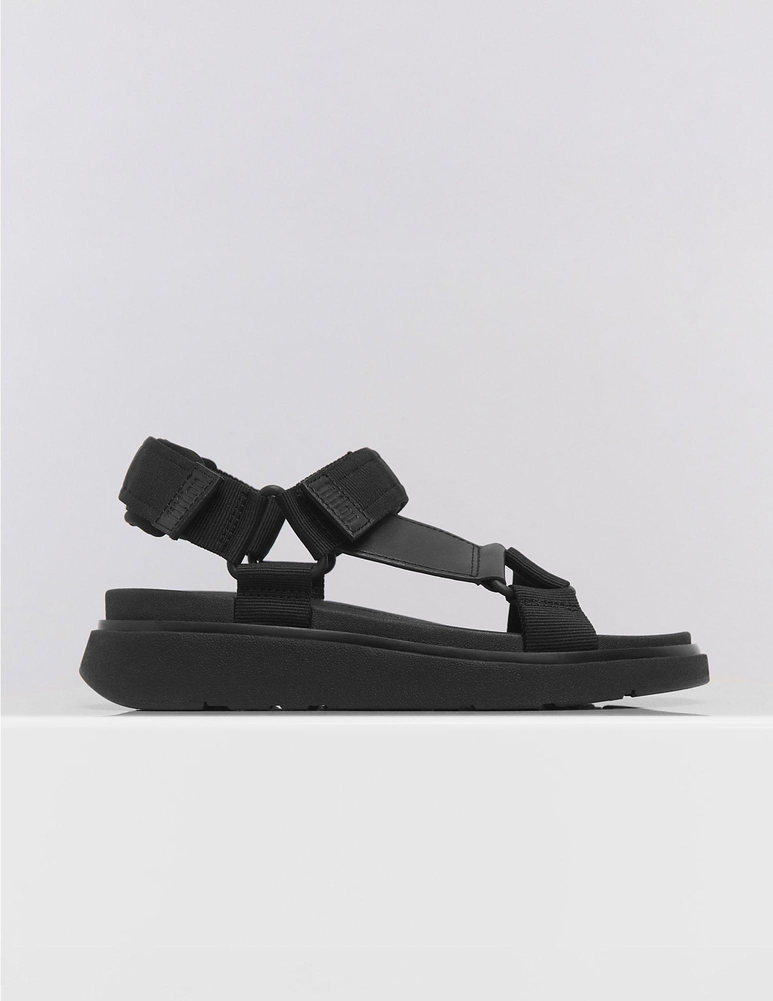Featuring The Black Backstrap walking sandal from fitflop