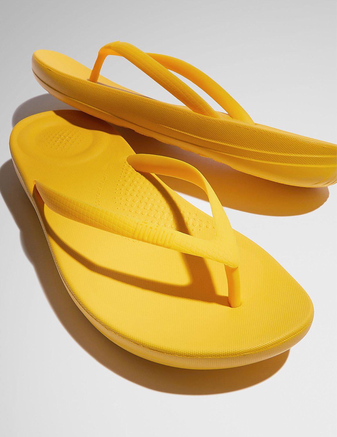 Yellow Iqushion Flip Flops - From FitFlop US