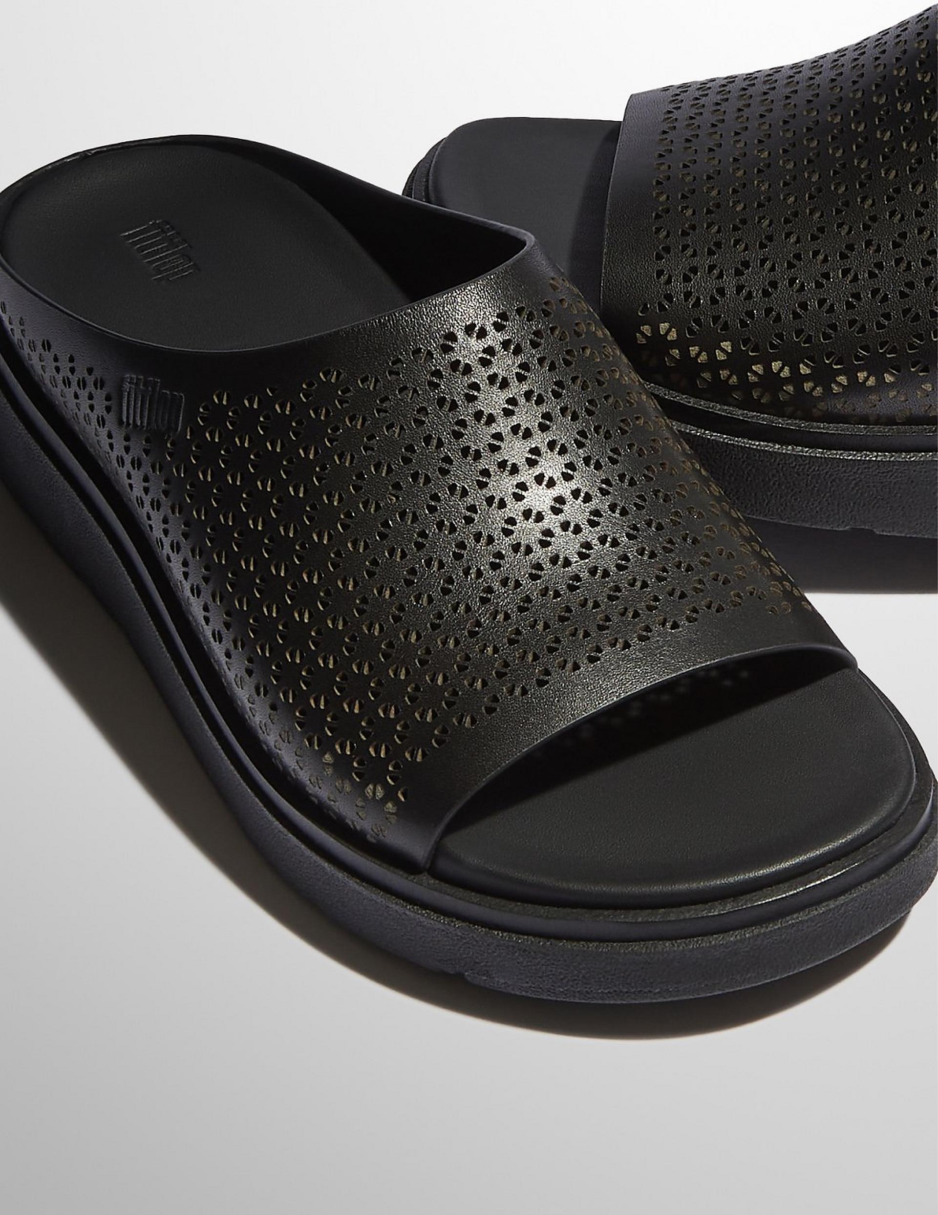 Black Gen FF Perf Leather Slides - From FitFlop CA