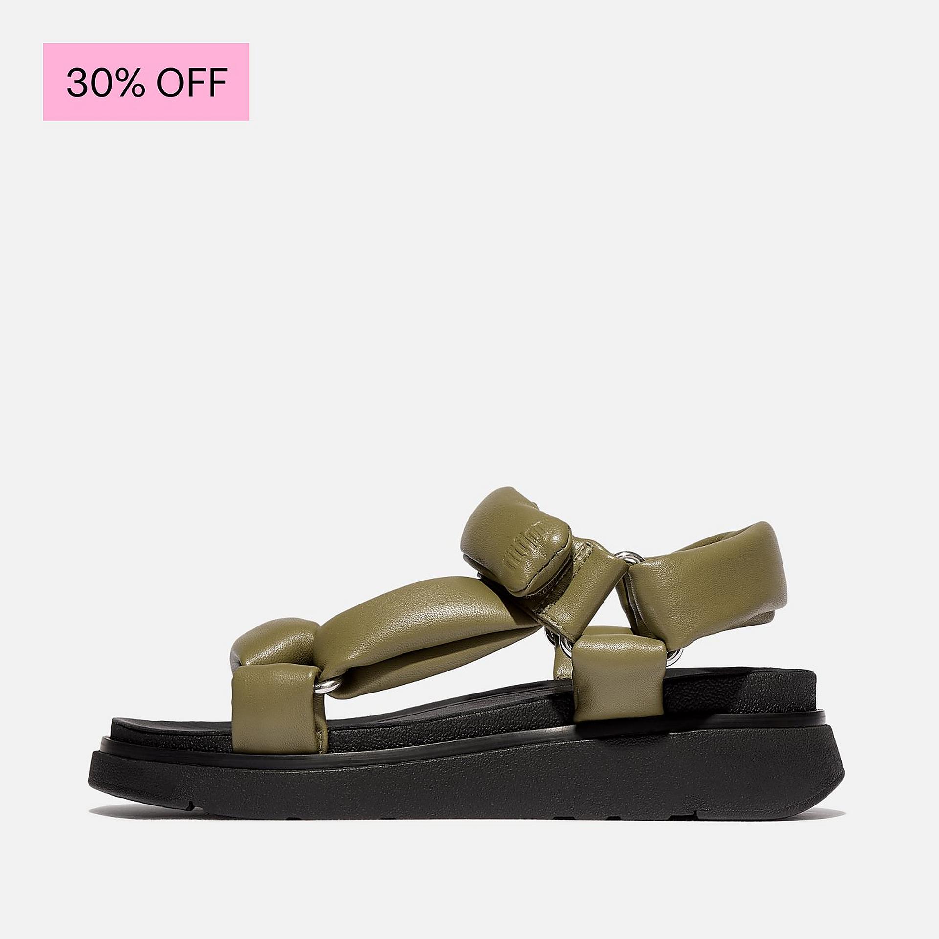 GEN-FF Soft-Leather Back-Strap Sandals