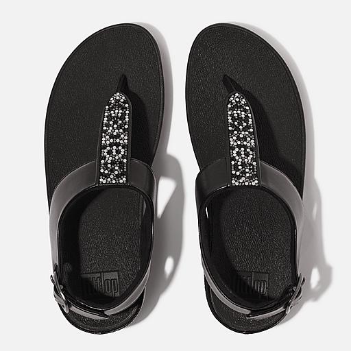 新品未使用　Fitflop fino floral clust サイズUS7 Women's Fino Crystal-Mix Other Back-Strap-Sandals | FitFlop CA