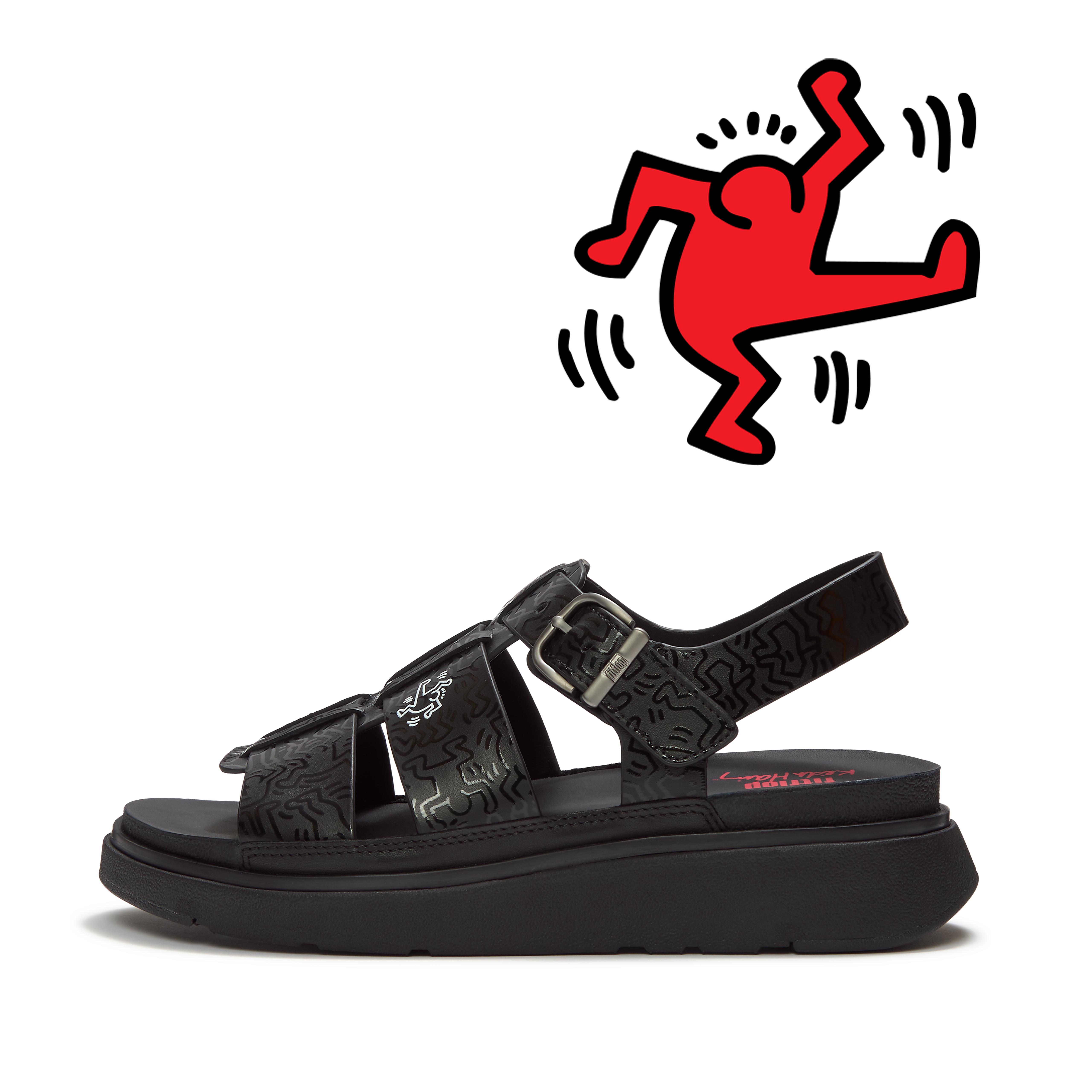 GEN-FF X KEITH HARING Fisherman Sandals