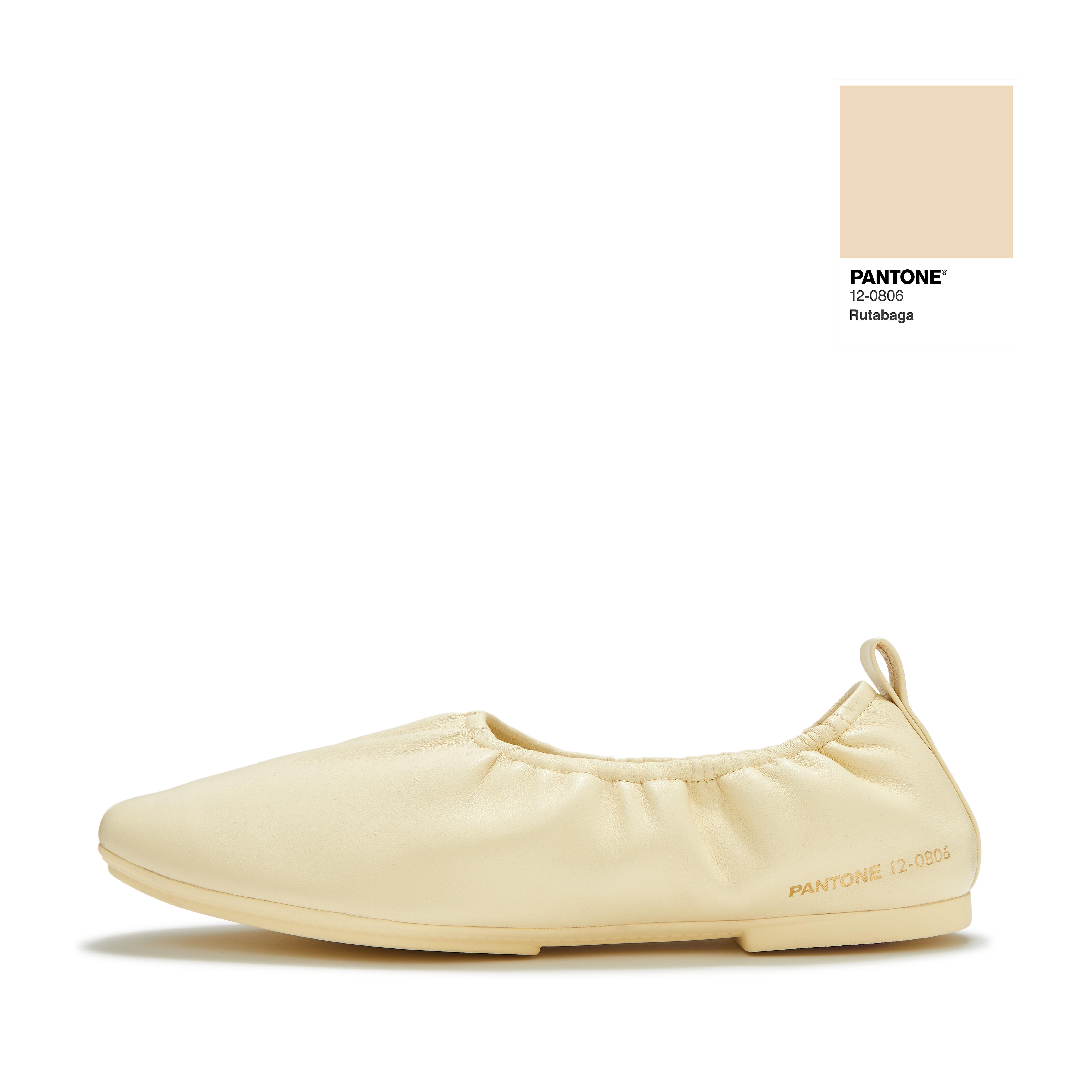 DELICATO PANTONE Poise Leather Ballerinas