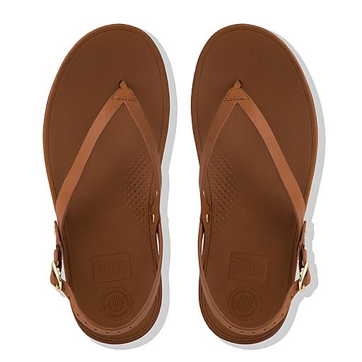 Flip leather sale sandals fitflop