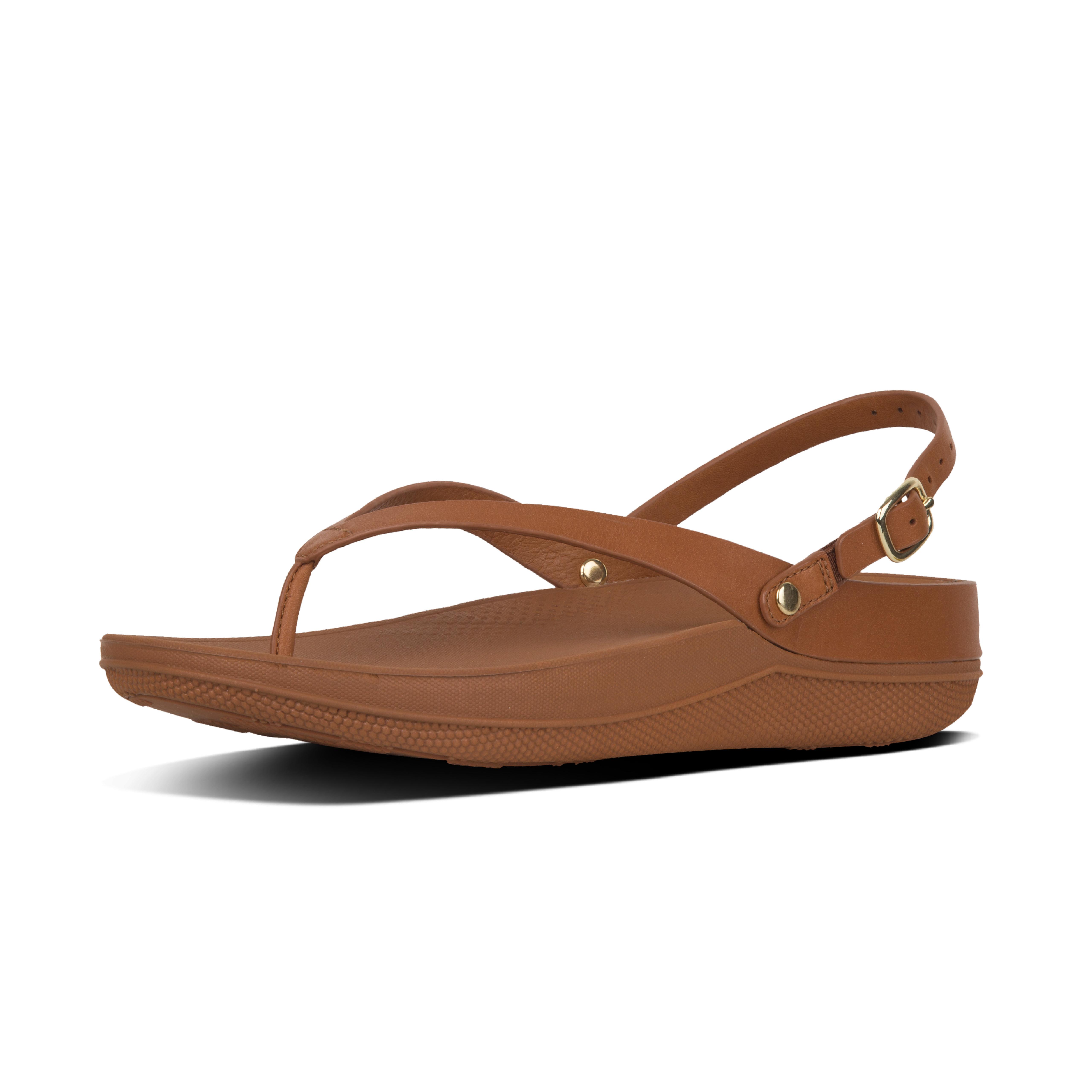 leather strap flip flops