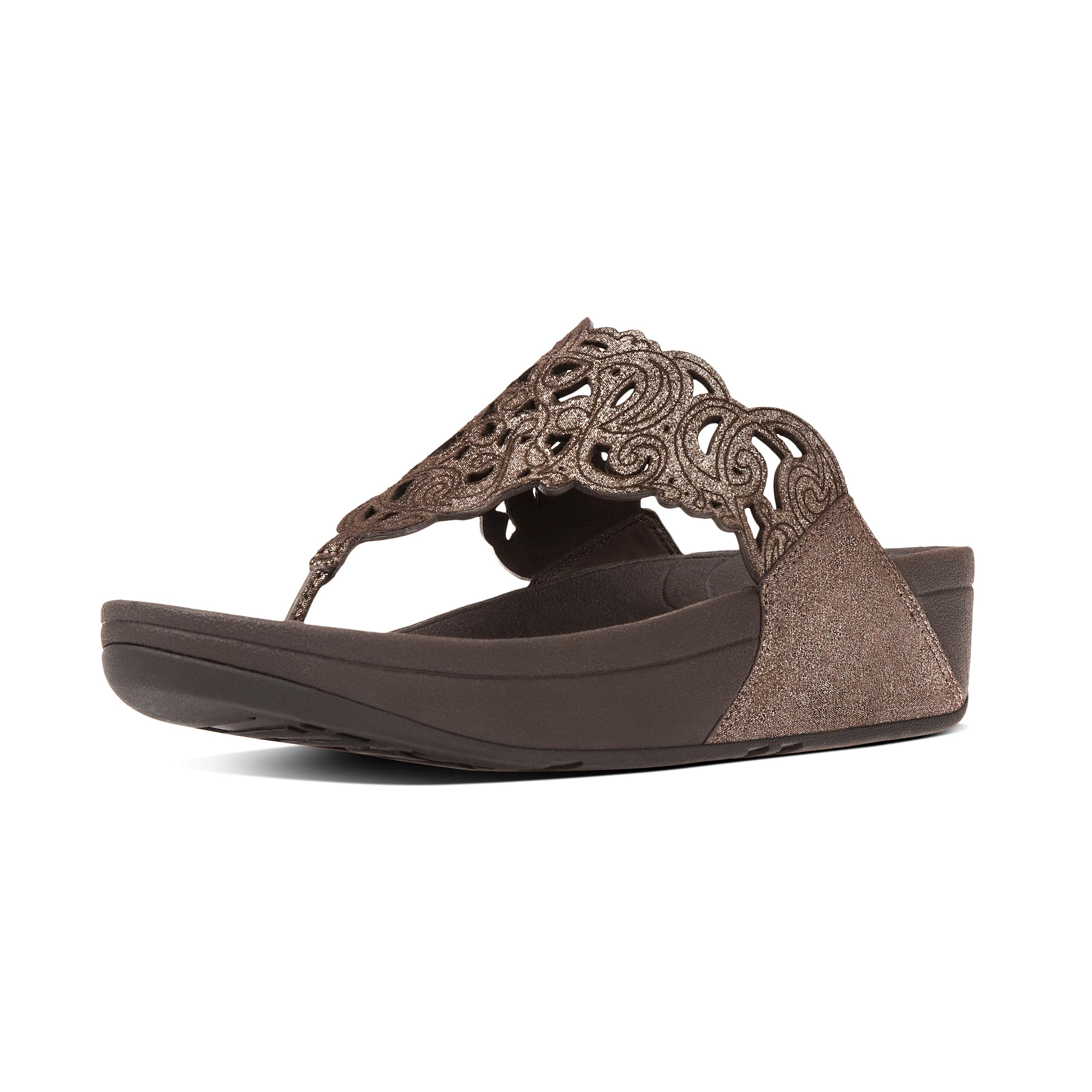 Women s FLORA Suede Toe Thongs