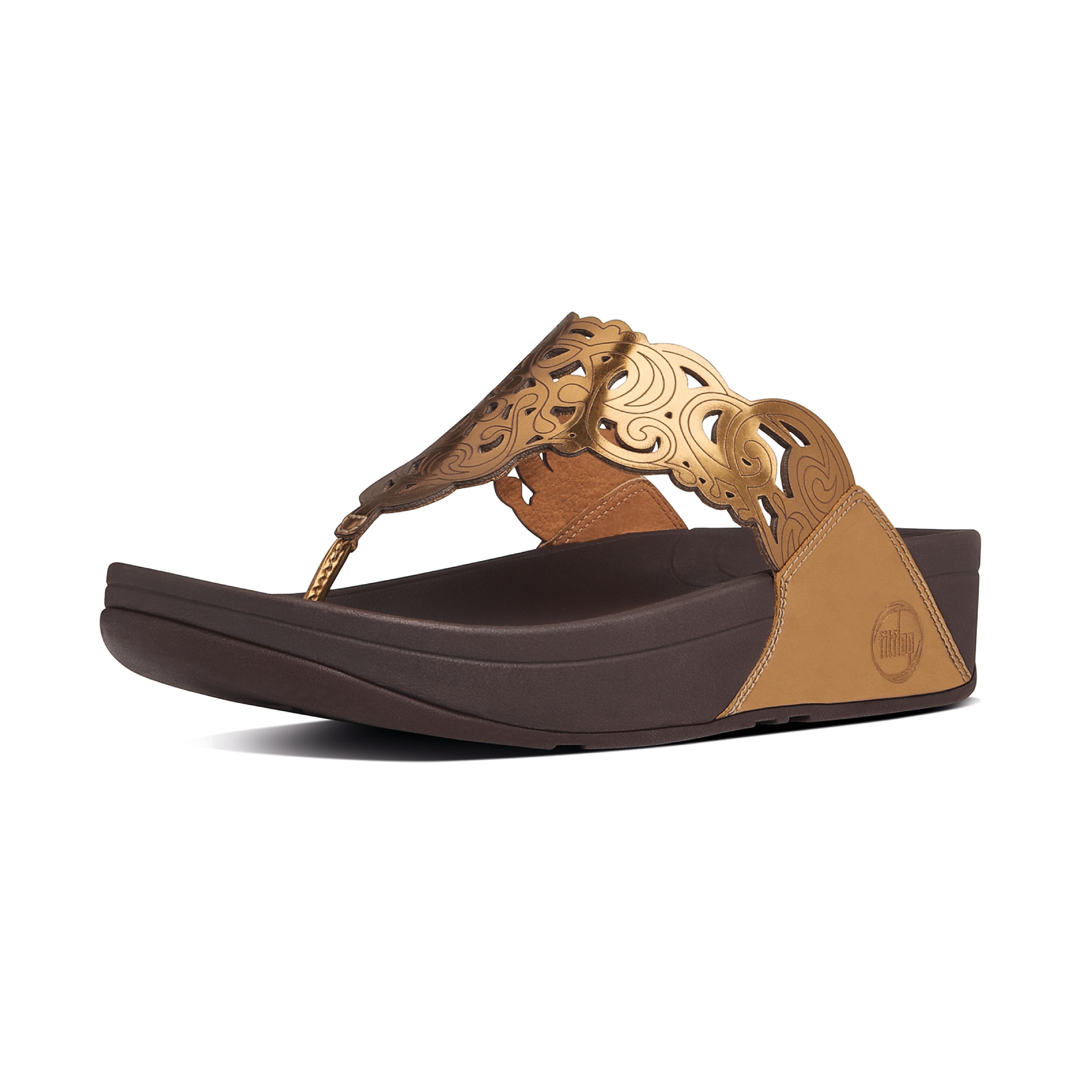 Women s FLORA Leather Toe Thongs