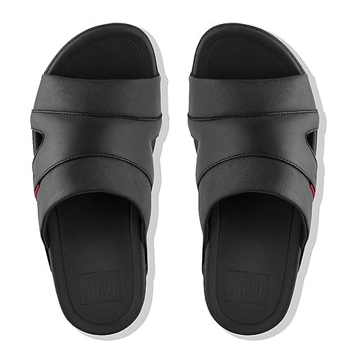 Men's FREEWAY III Leather Slides | FitFlop CA