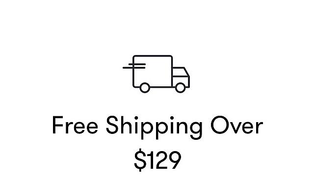 Free standard shipping over $129
