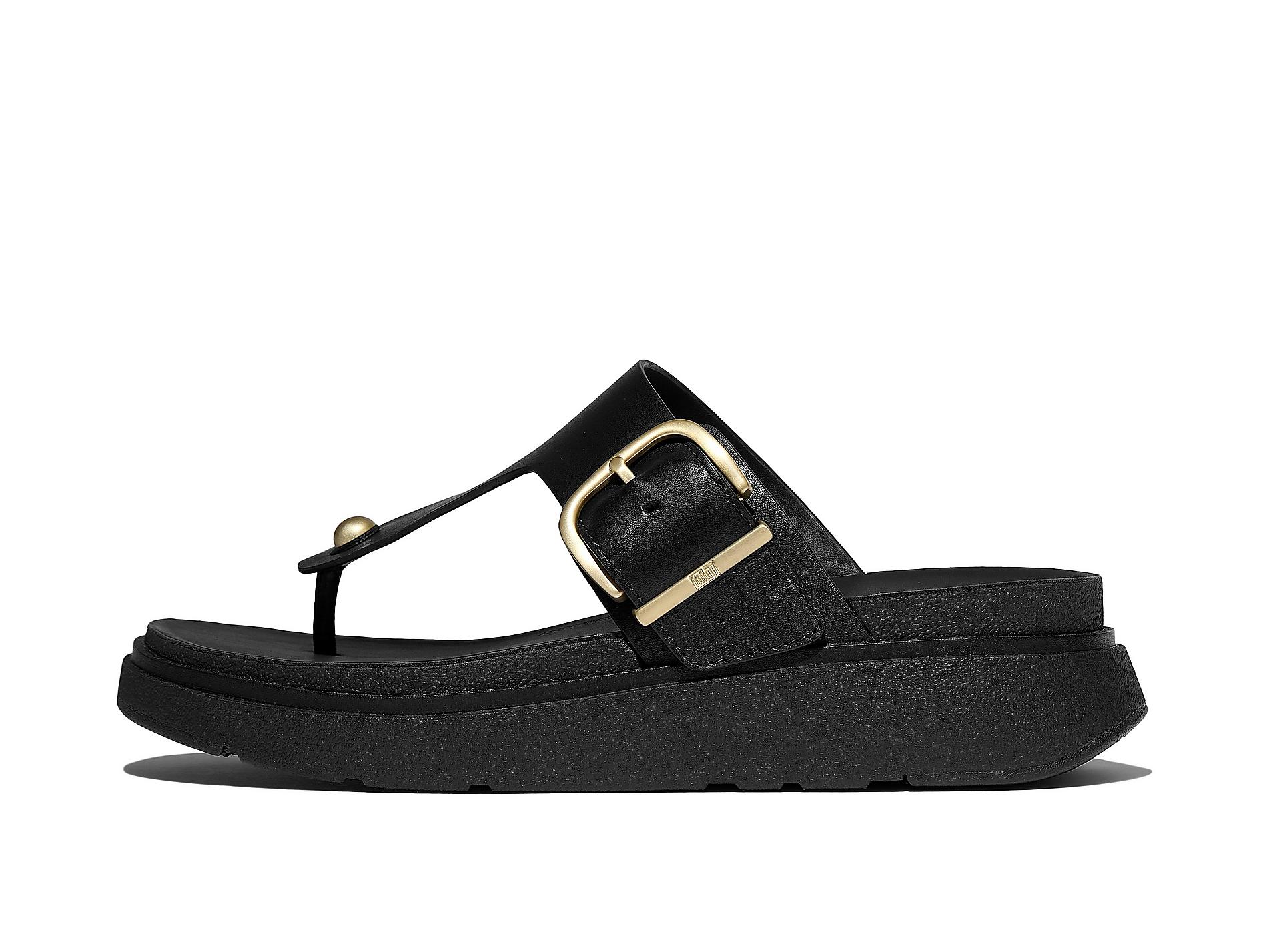 GEN-FF Buckle Leather Toe-Post Sandals
