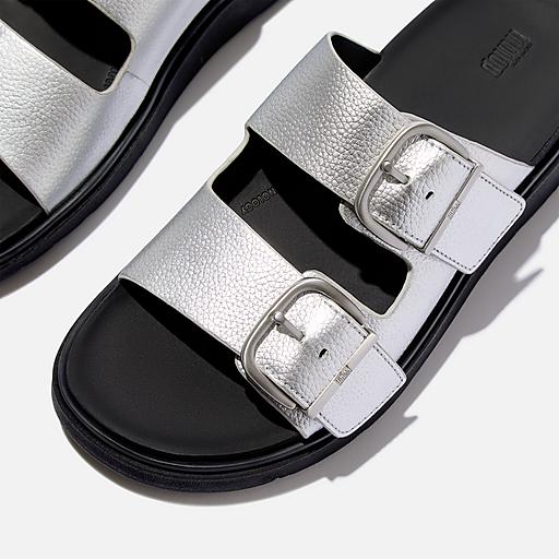 Women's Gen-Ff Buckle Leather Slides | FitFlop US