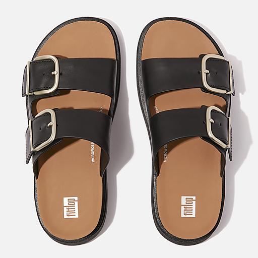 Women s Gen Ff Leather Slides FitFlop US