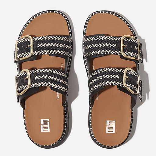 Fitflop duo buckle slide sandals on sale