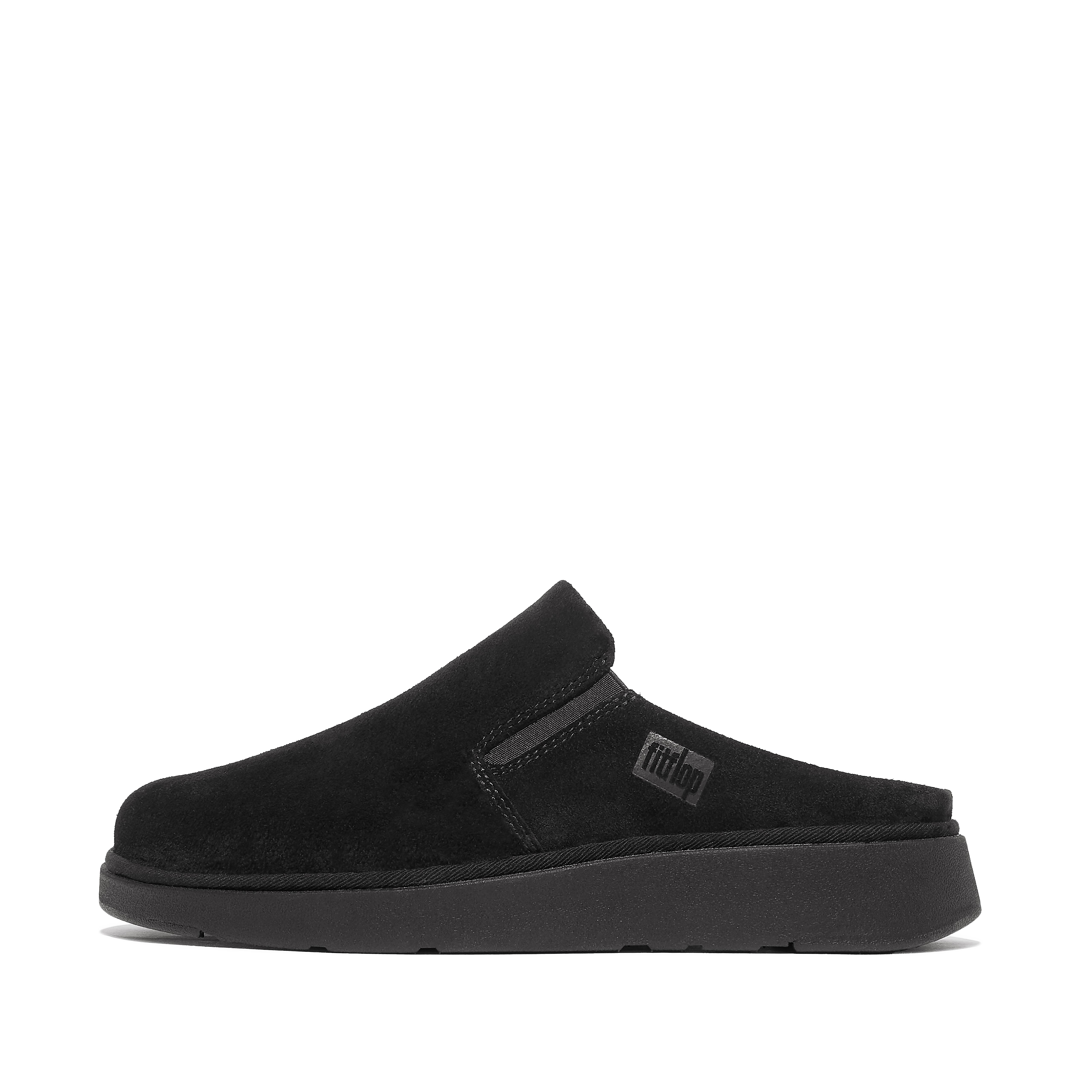 FitFlop GEN-FF Suede Mules, Full Price, Black, Size: US 5