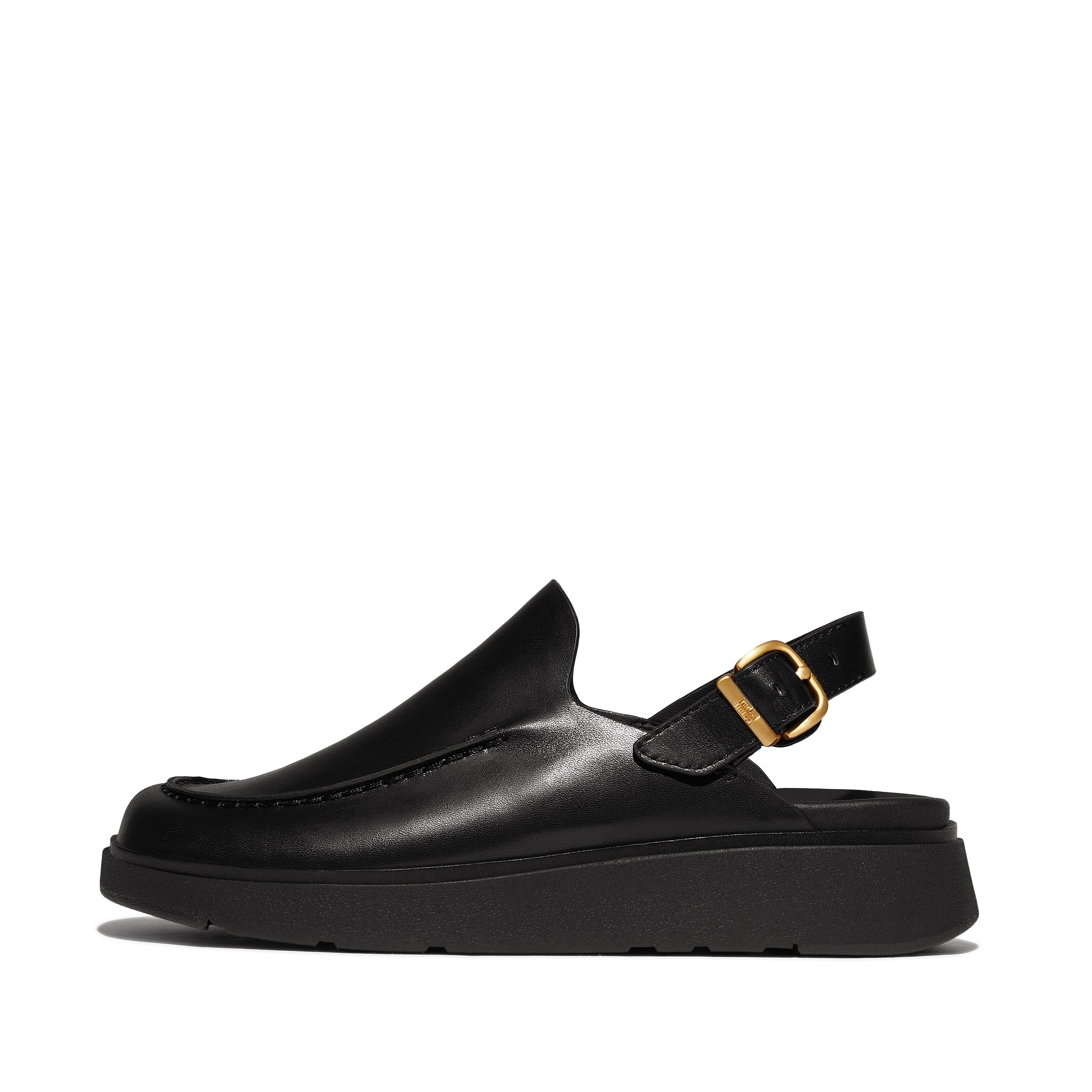 Women GEN-FF Leather Back-Strap Moc Mules