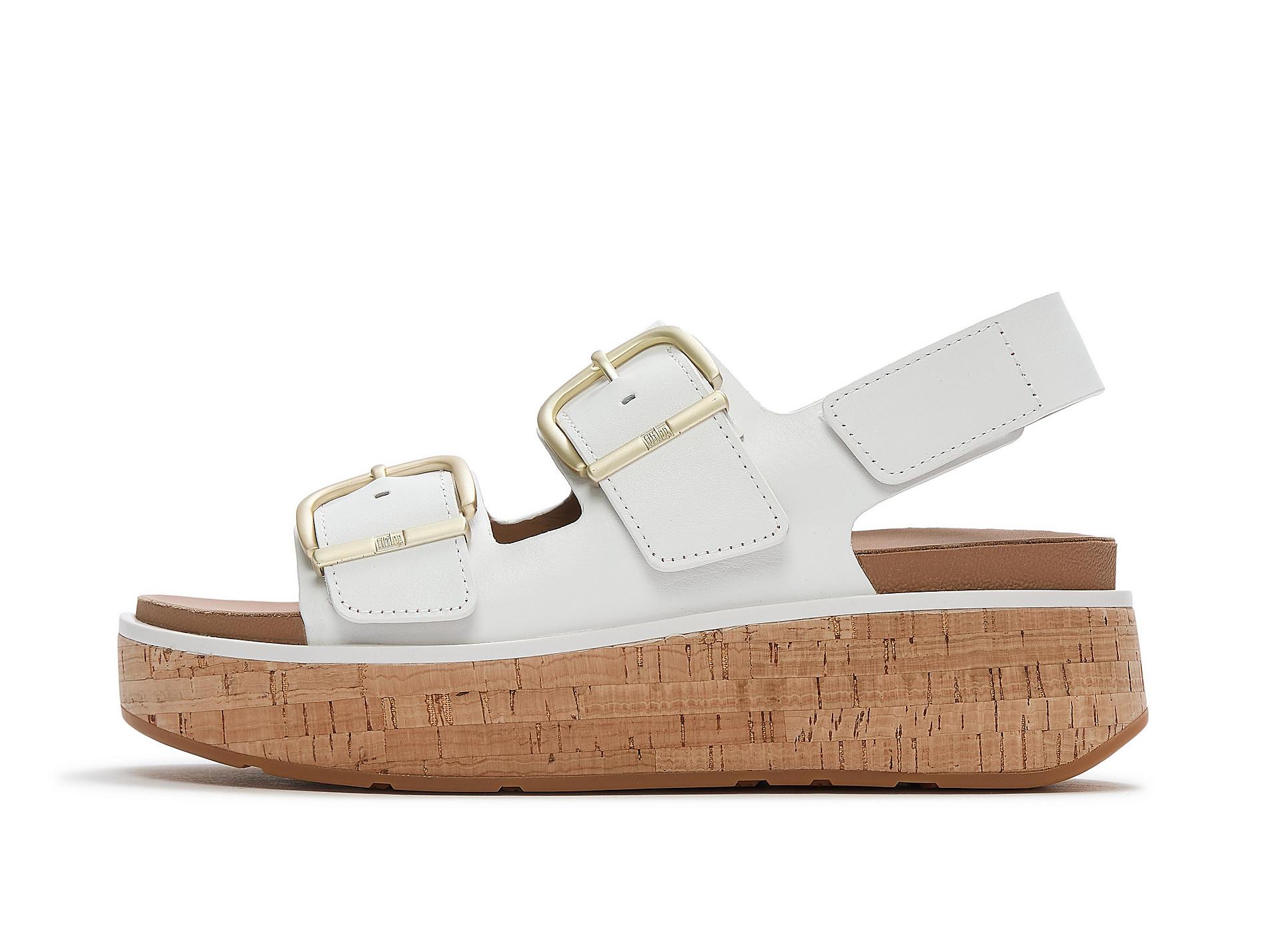 GEN-FF Max Buckle Leather/Cork Back-Strap Sandals