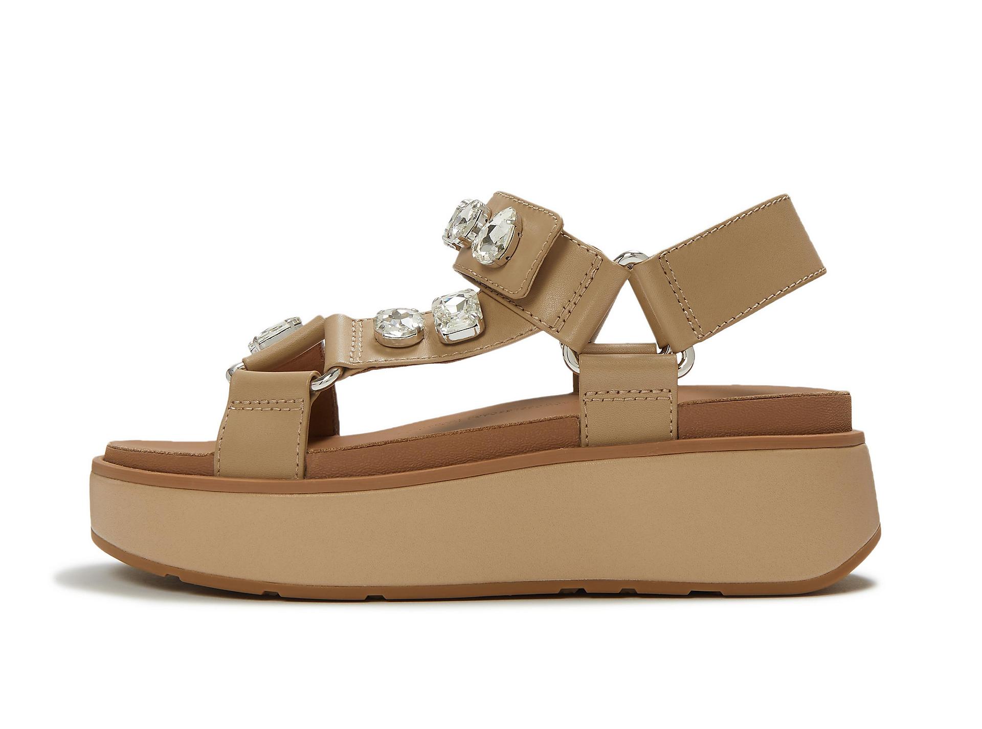GEN-FF Max Ultra-Jewel Leather Back-Strap Sandals
