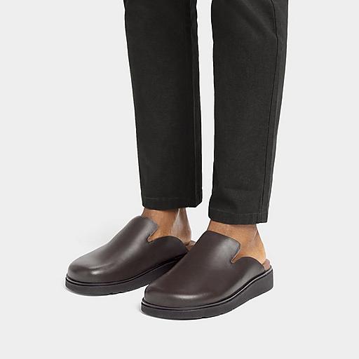 Mens Leather Mules Shoes Men's Gen-Ff Leather Mules FitFlop US