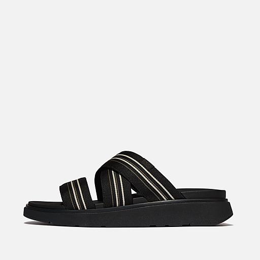 FOCO Herren Legacy Stripe Sport Slide Flip Flop – Teamfarben – Mit Logo – Größen S–XL – PU/Polyurethan – Slip-On