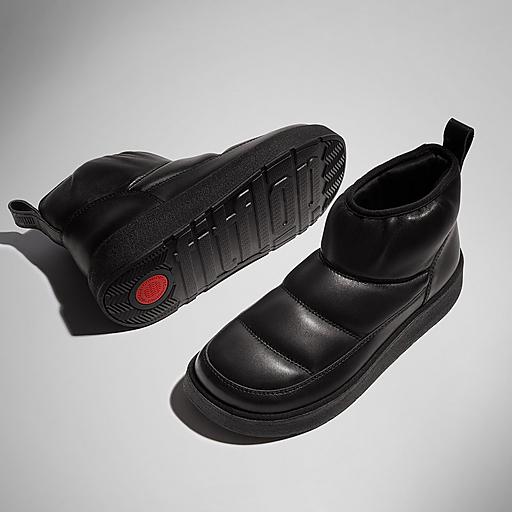 Women's Gen-Ff Leather-Nylon-Spandex-Fabric Ankle Boots Women's Gen-Ff Leather-Nylon-Spandex-Fabric Ankle Boots