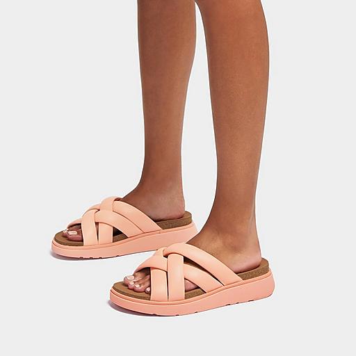 【FITFLOP】GEN-FF PADDED-STRAP LEATHER SLIDES★サンダル Women's Gen-Ff Leather Slides | FitFlop US