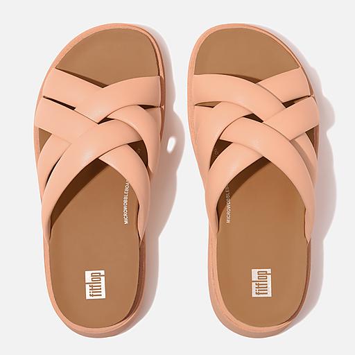 【FITFLOP】GEN-FF PADDED-STRAP LEATHER SLIDES★サンダル Women's Gen-Ff Leather Slides | FitFlop US