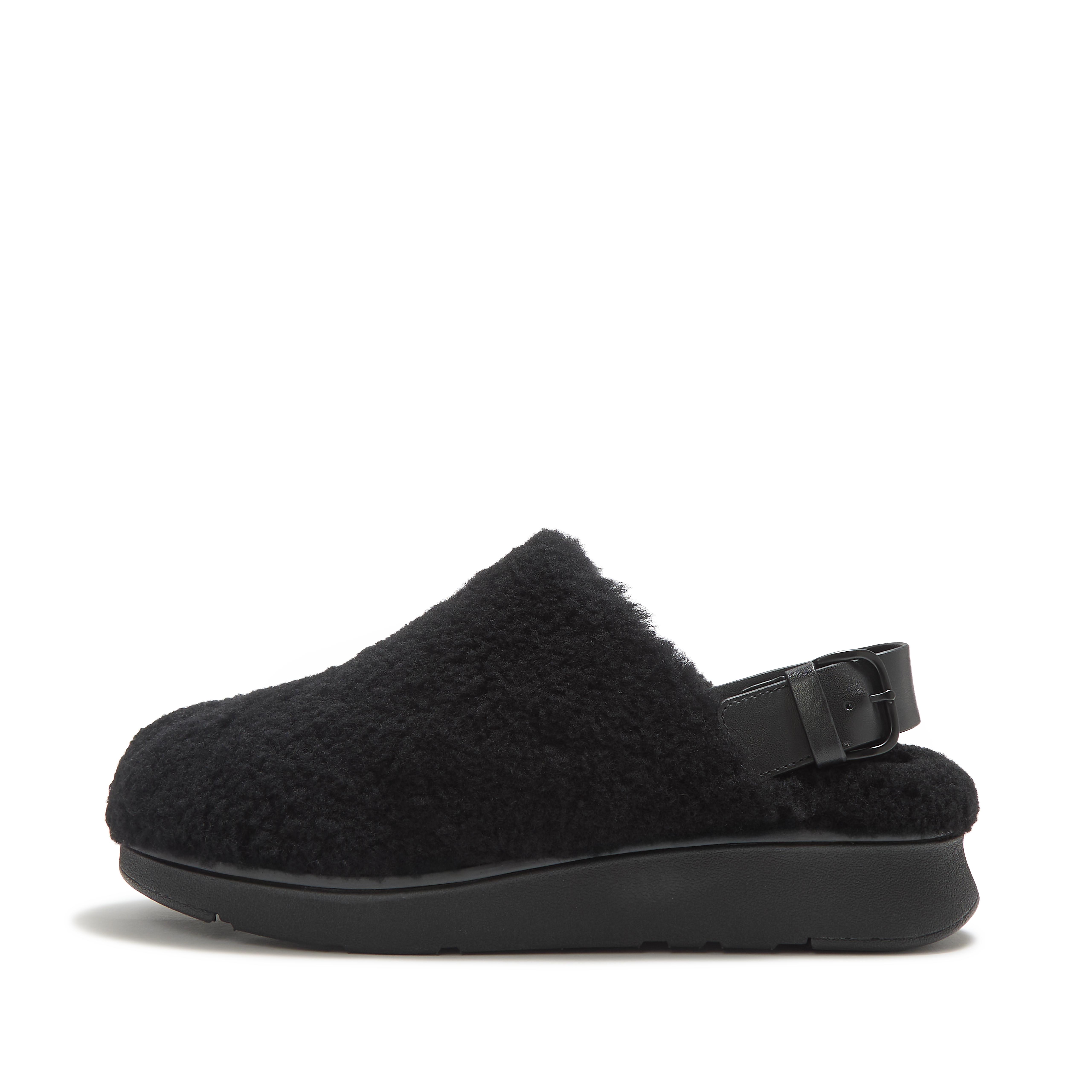 GEN-FF Shearling Back-Strap Mules