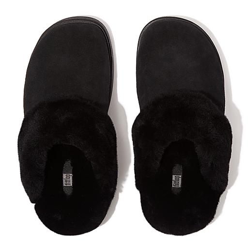 Women s Gen Ff Suede Shearling Slippers FitFlop US