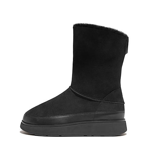 Shearling cheap short boots