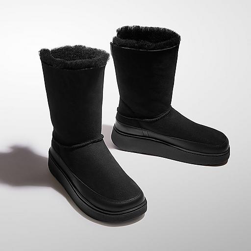 Women's Gen-Ff Double-Faced-Shearling-Suede-Leather Boots | FitFlop US