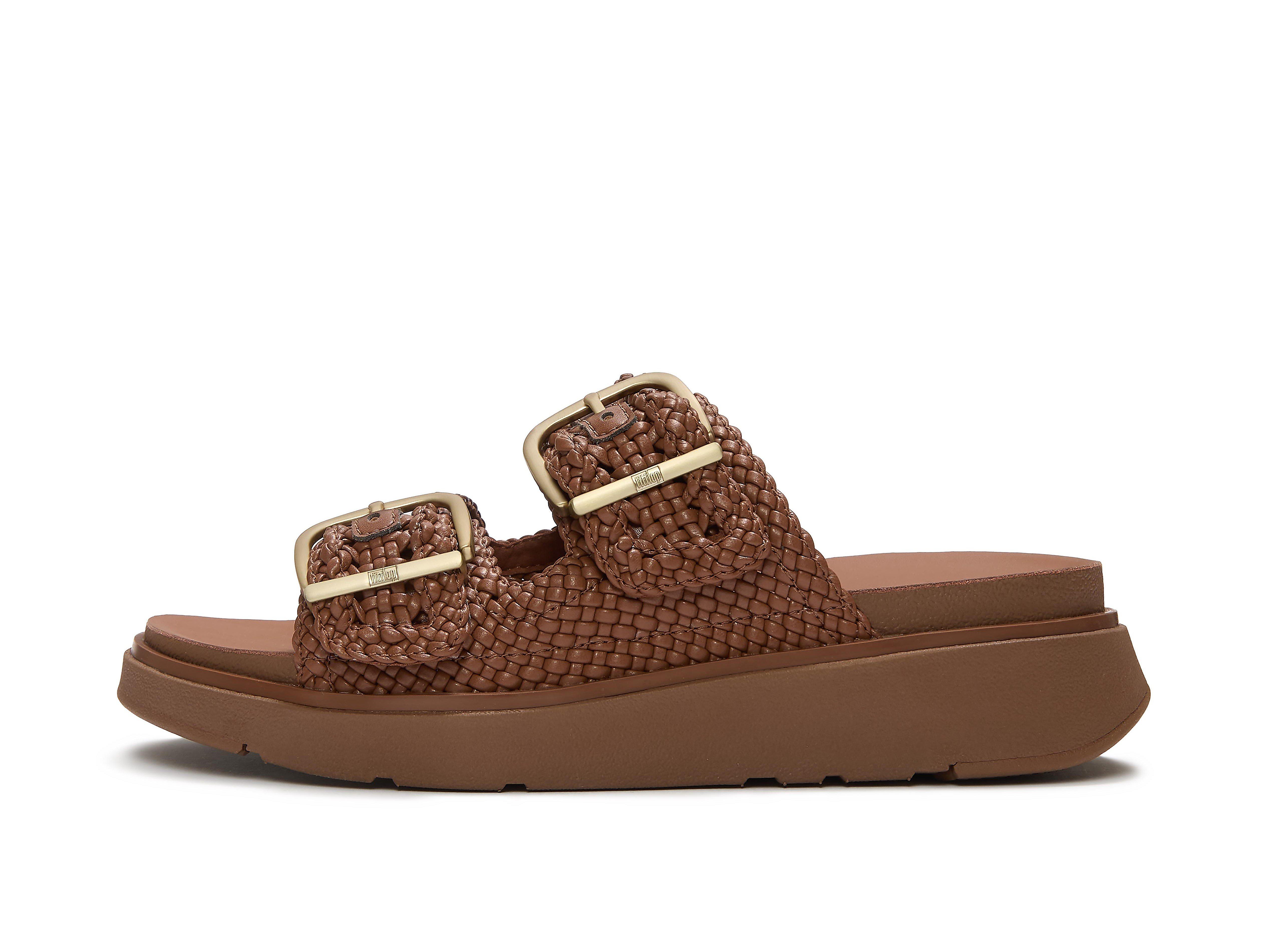 GEN-FF Max Buckle Leather/Cork Two-Bar Slides