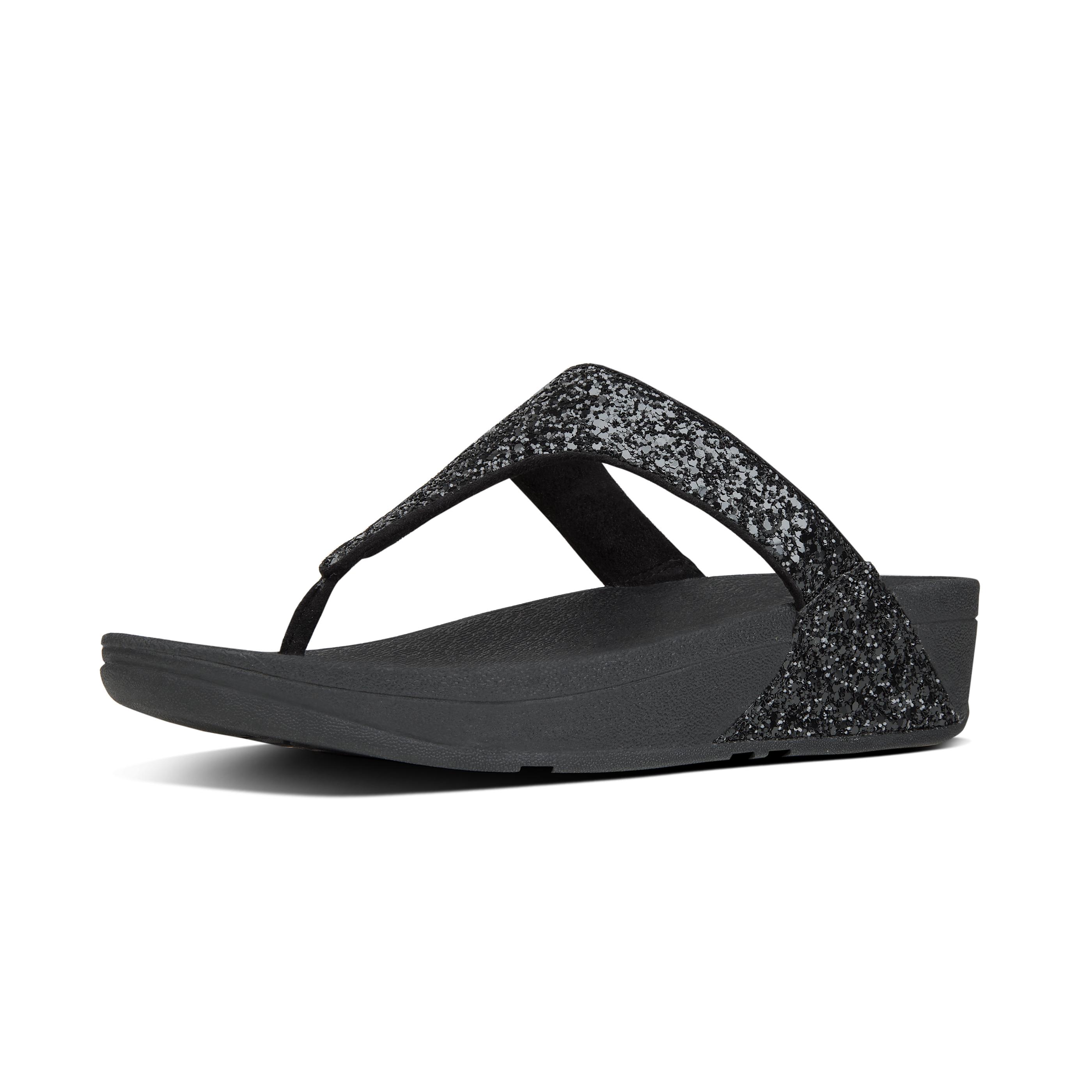 fitflop glitterball black